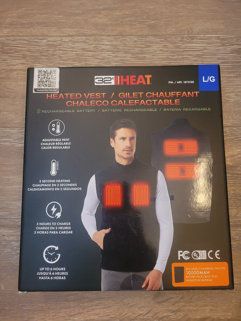 32 Degrees Heated Vest, Brand New